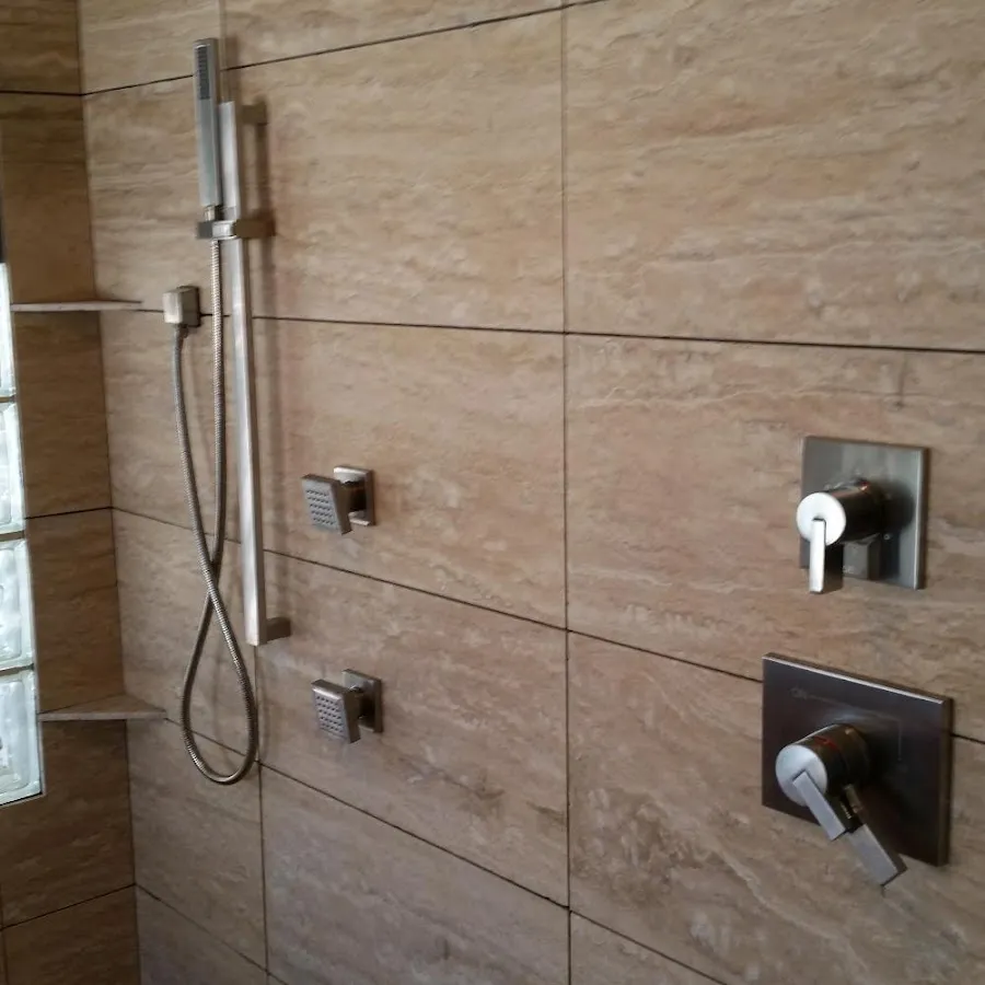 Shower fixture installation for Frozen Pipe Repair in Forney